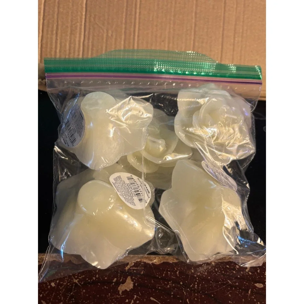 Flower Candle Set Of 6 Lot New